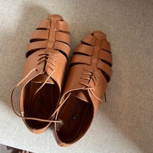 Brown, lucky brand shoe